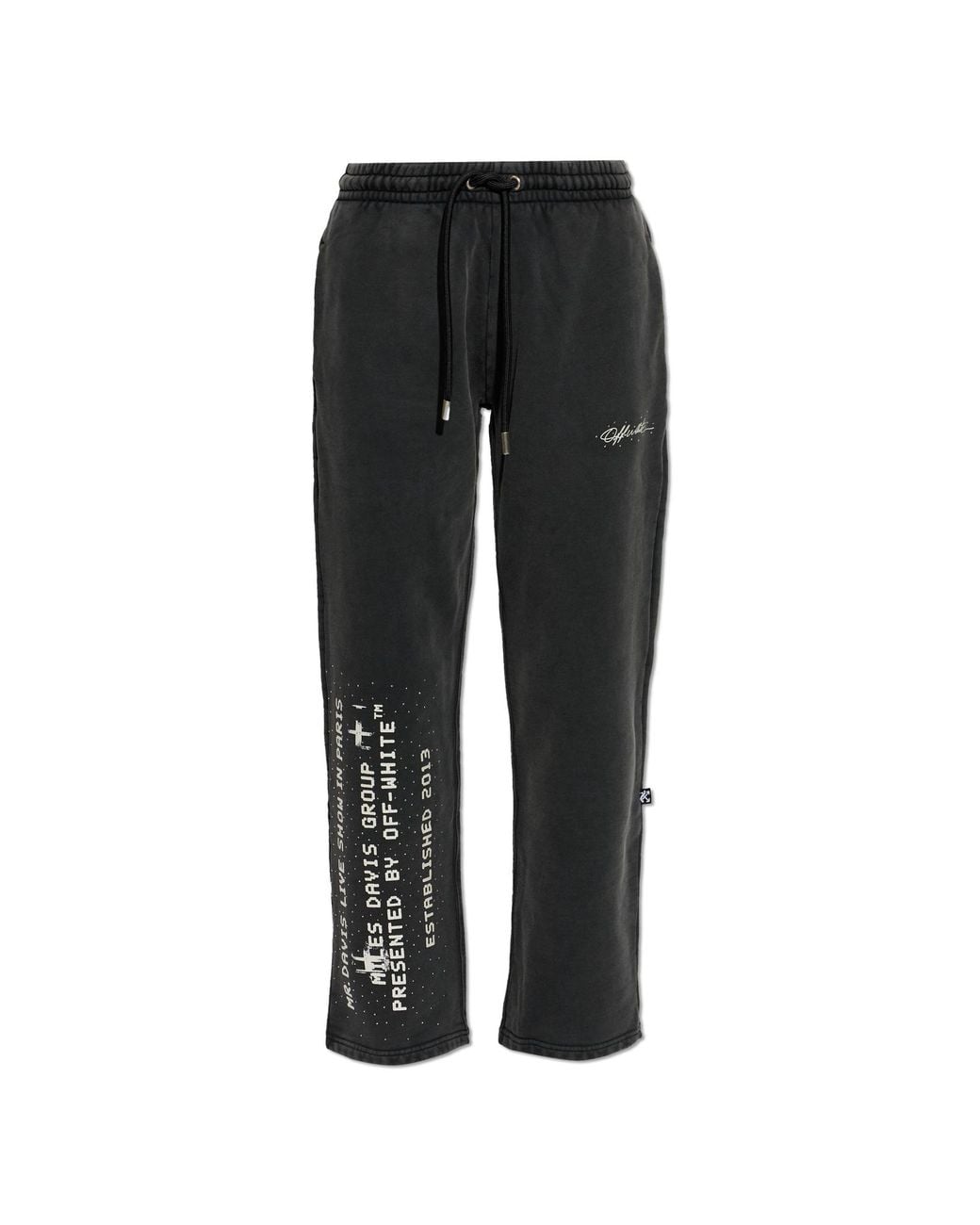 Off-White c/o Virgil Abloh Black Logo Track Pants