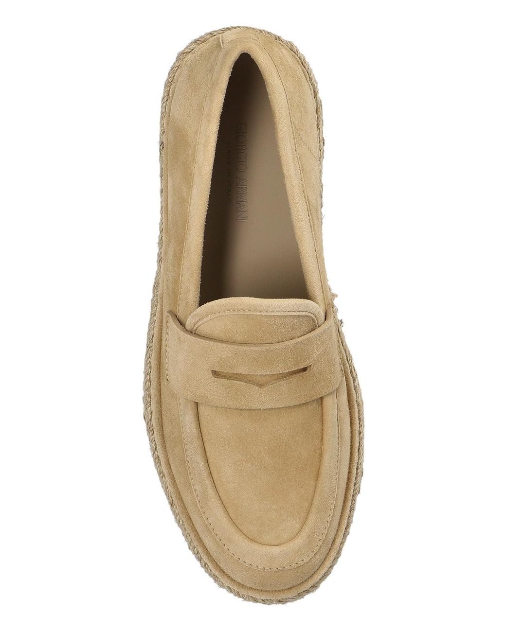 Giorgio Armani Blue Suede Espadrilles