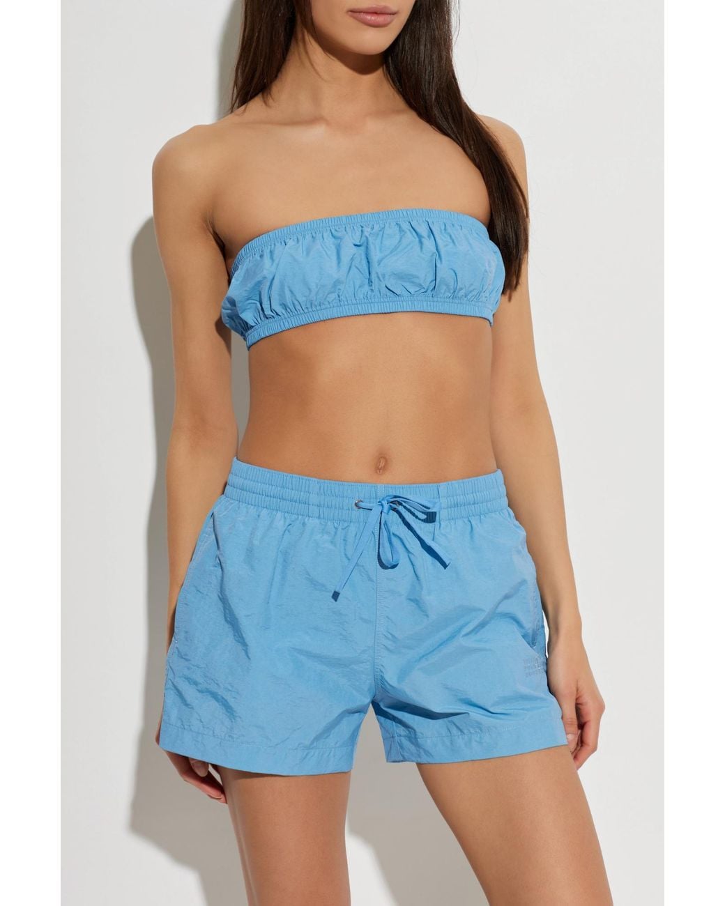 MM6 by Maison Margiela Blue Two-Piece Swimsuit
