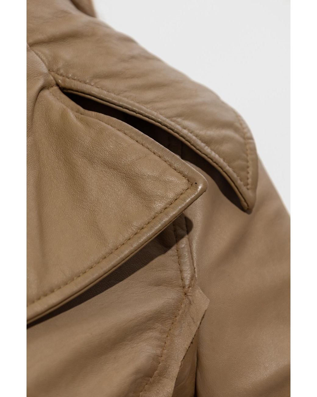 DIESEL Natural Leather Jacket 'L-Atoya'