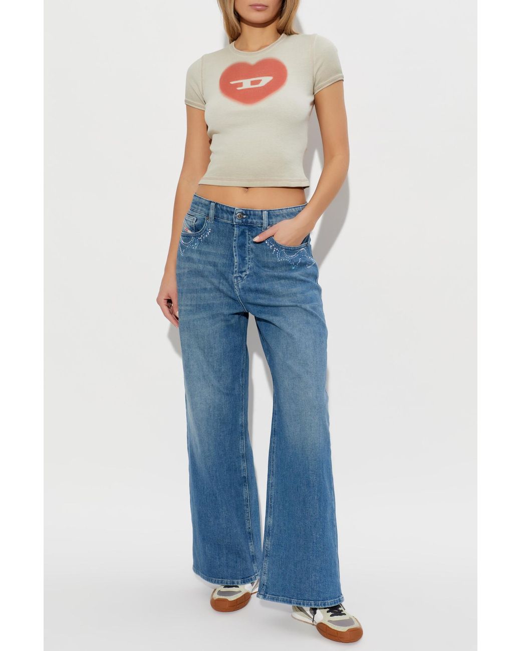 DIESEL Blue '1996 D-Sire-S6' Jeans