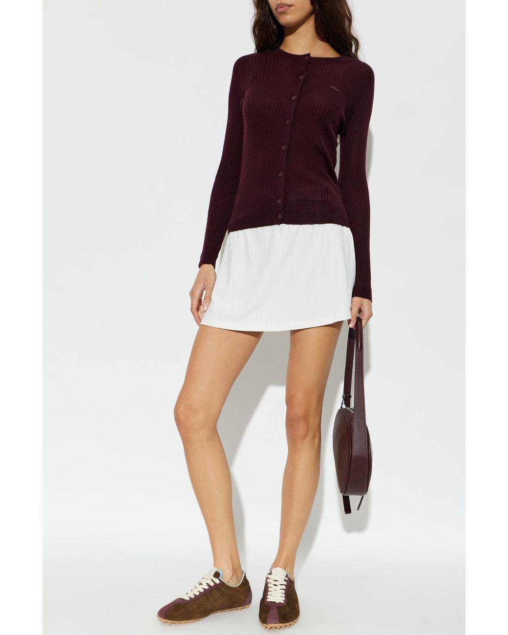 Lacoste White Skirt Shorts
