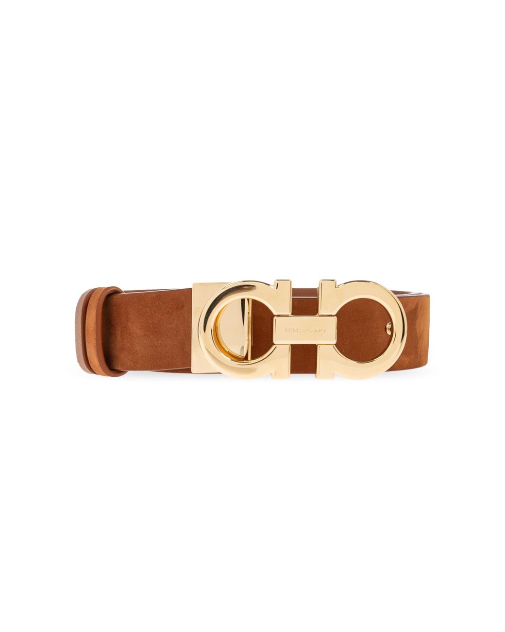 Ferragamo Brown Reversible Belt