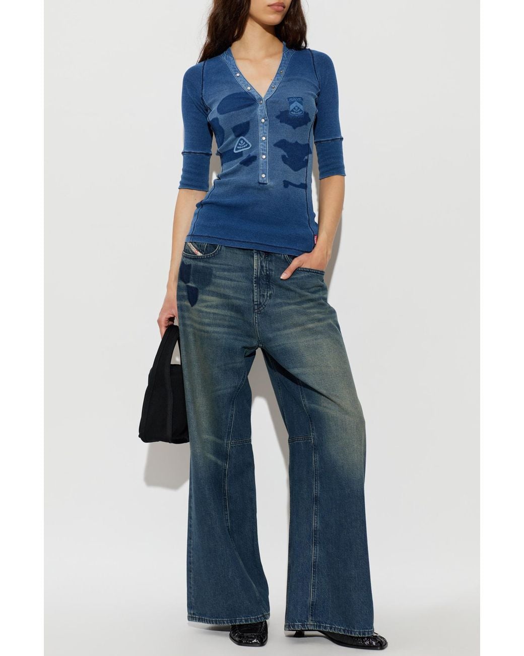DIESEL Blue Top 'T-Ereme'