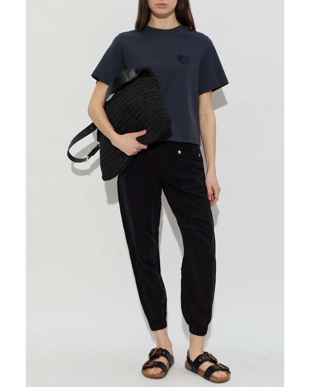 AllSaints Black 'Val' Trousers