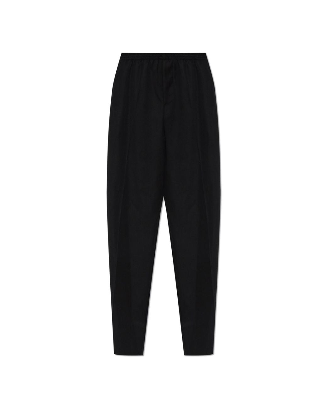 Balenciaga Black Wide-Leg Trousers