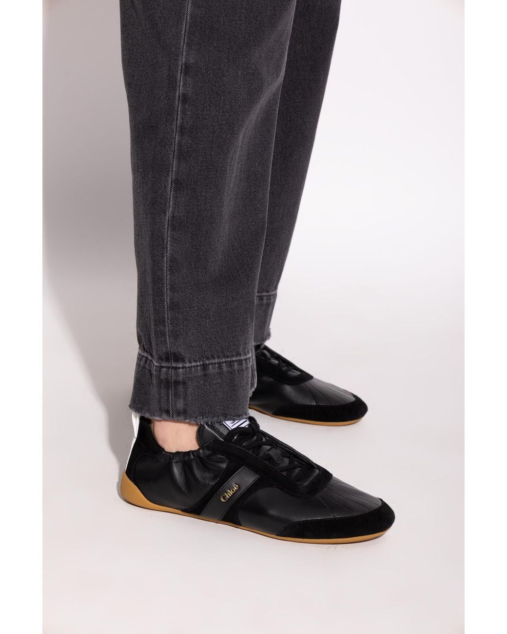 Chloé Black "Chloe Kick" Sports Shoes