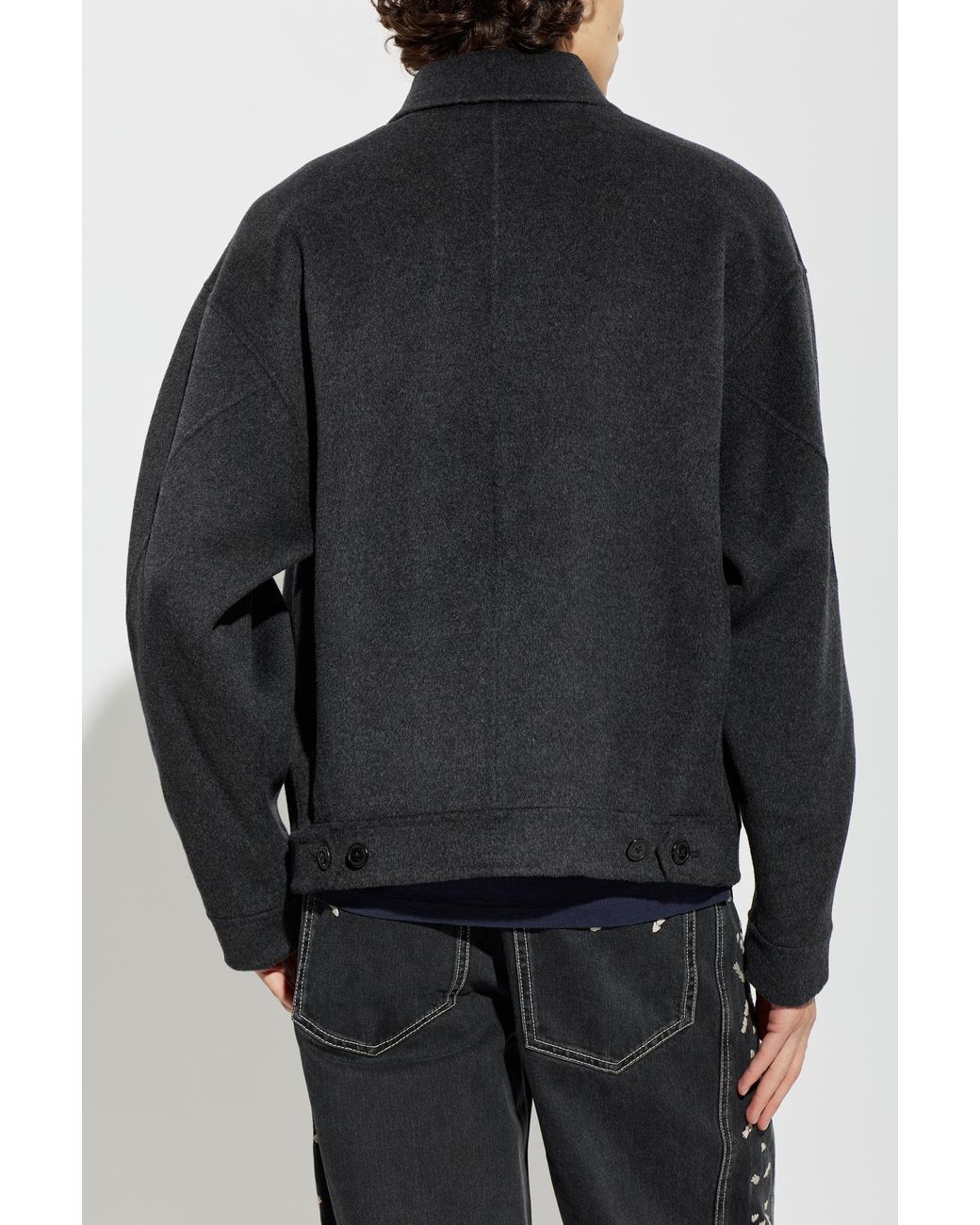 Isabel Marant Black Wool Jacket "Casper" for men