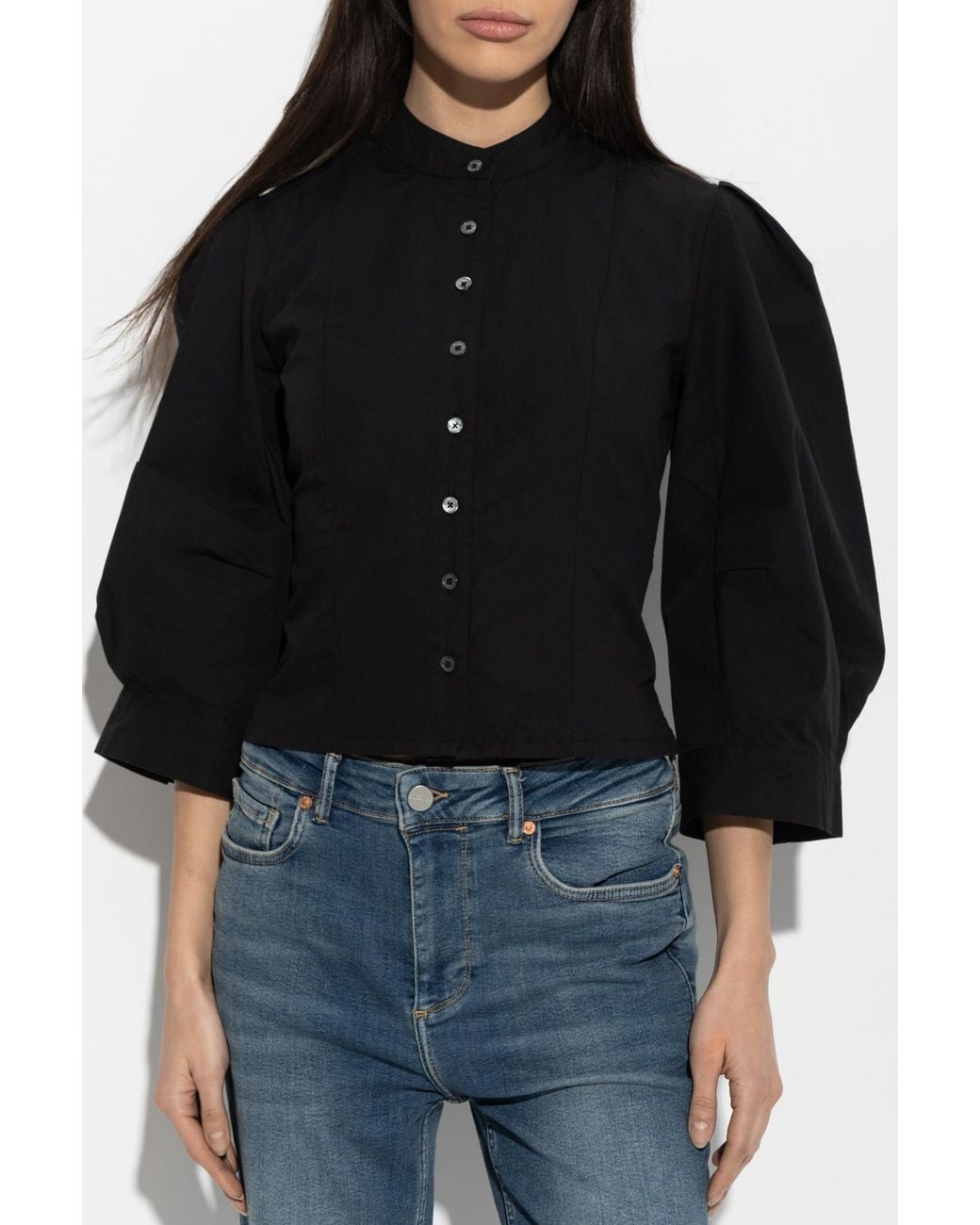 AllSaints Black Shirt 'Maud'