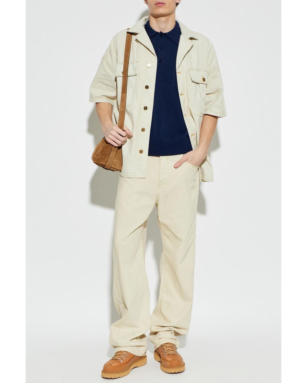 Balmain Multicolor Polo With Pocket for men