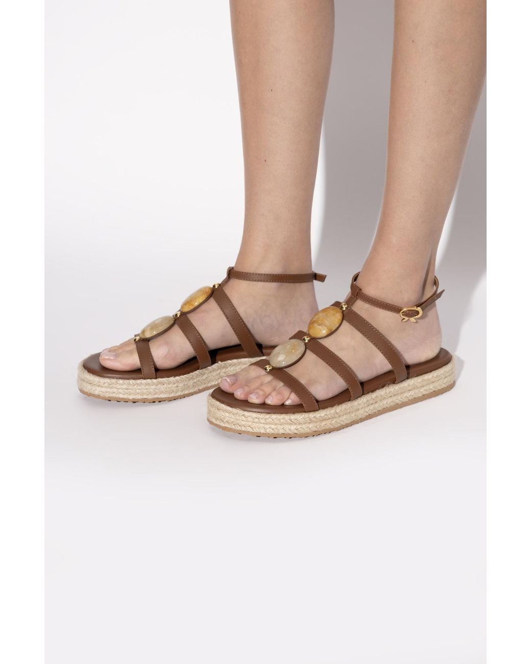 Gianvito Rossi Brown Sandals