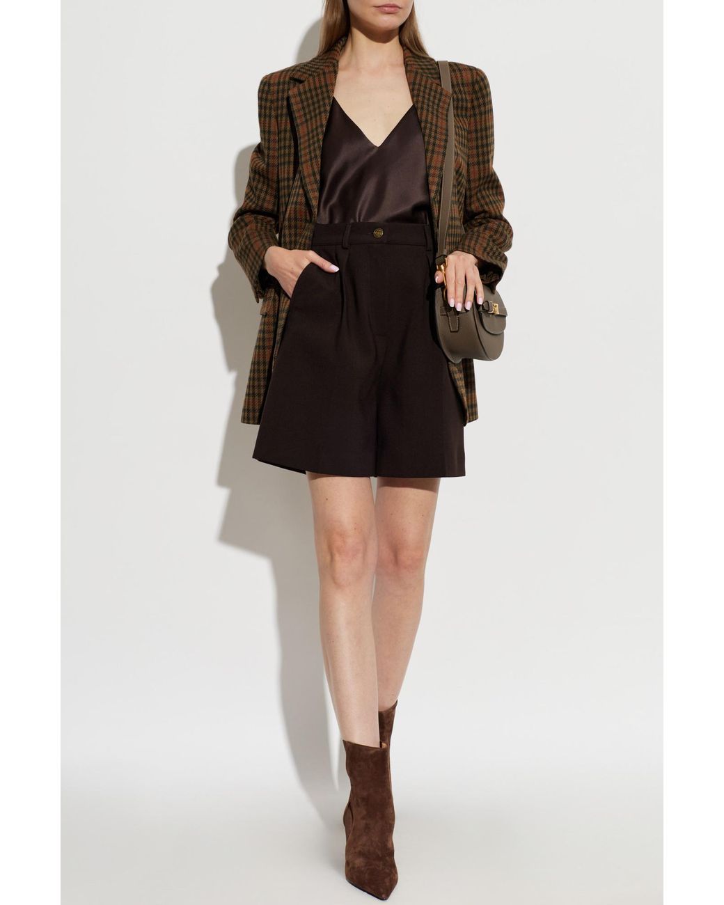 Max Mara Black Wool Shorts 'Sauna'