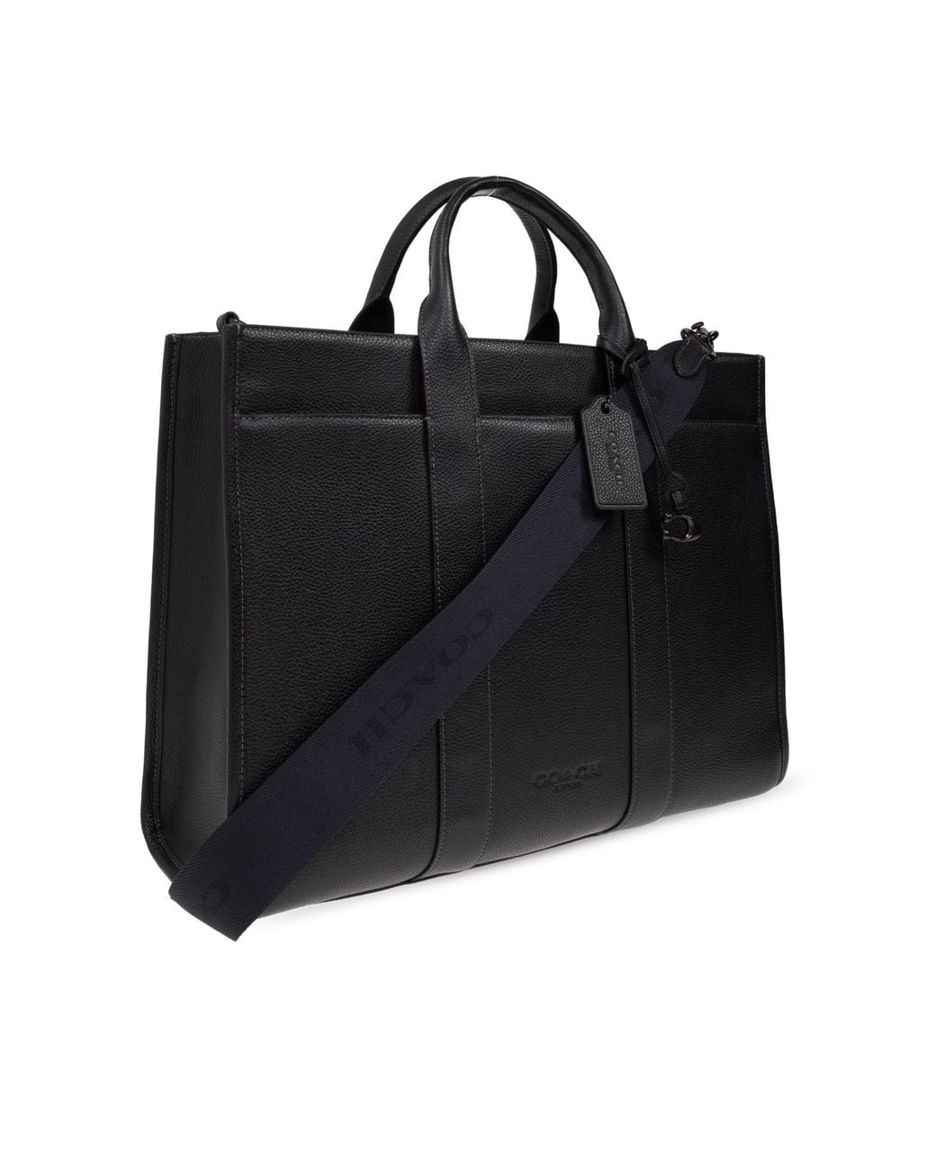 COACH Document Bag in Black for Men | Lyst