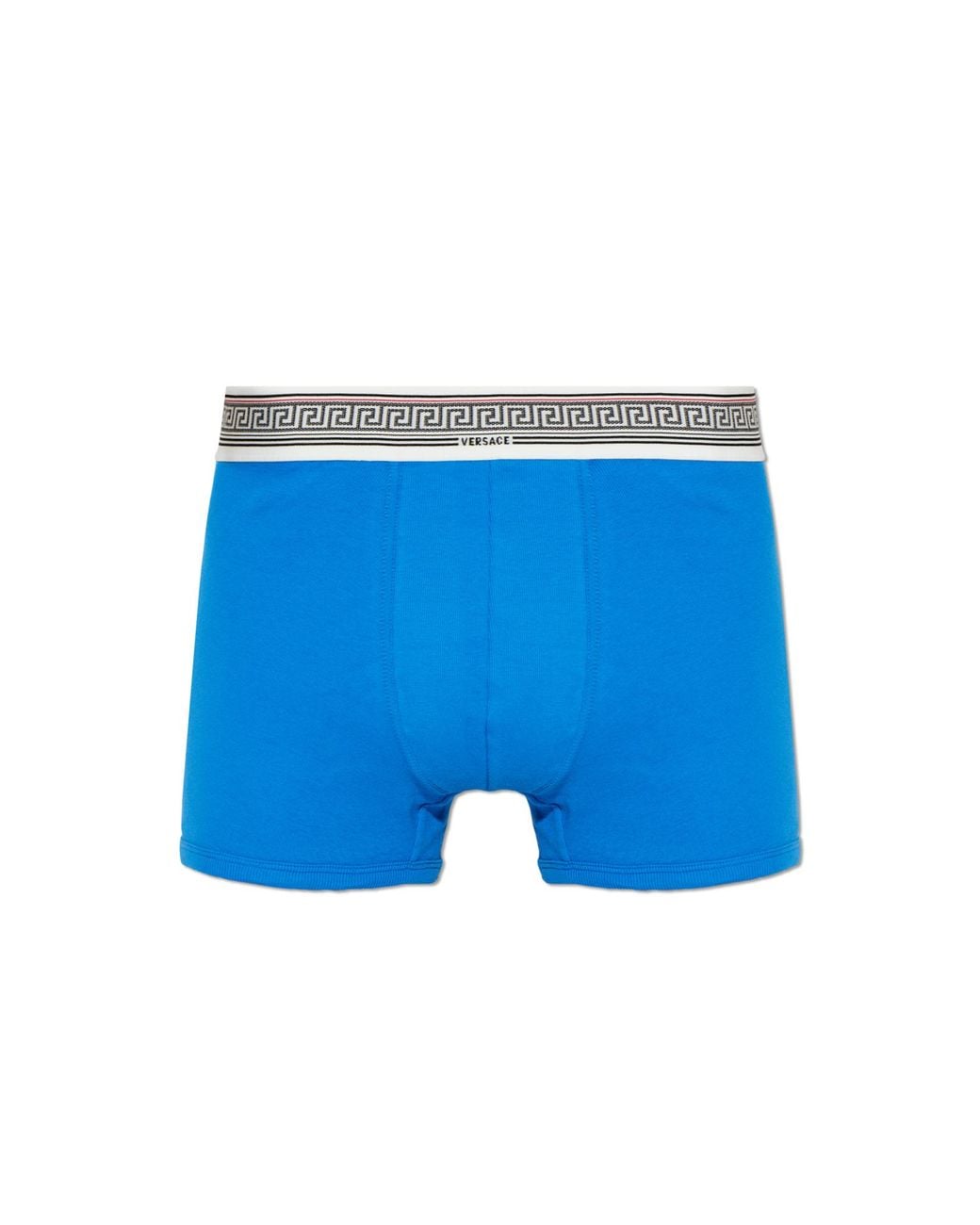 Versace Blue Cotton Boxers for men