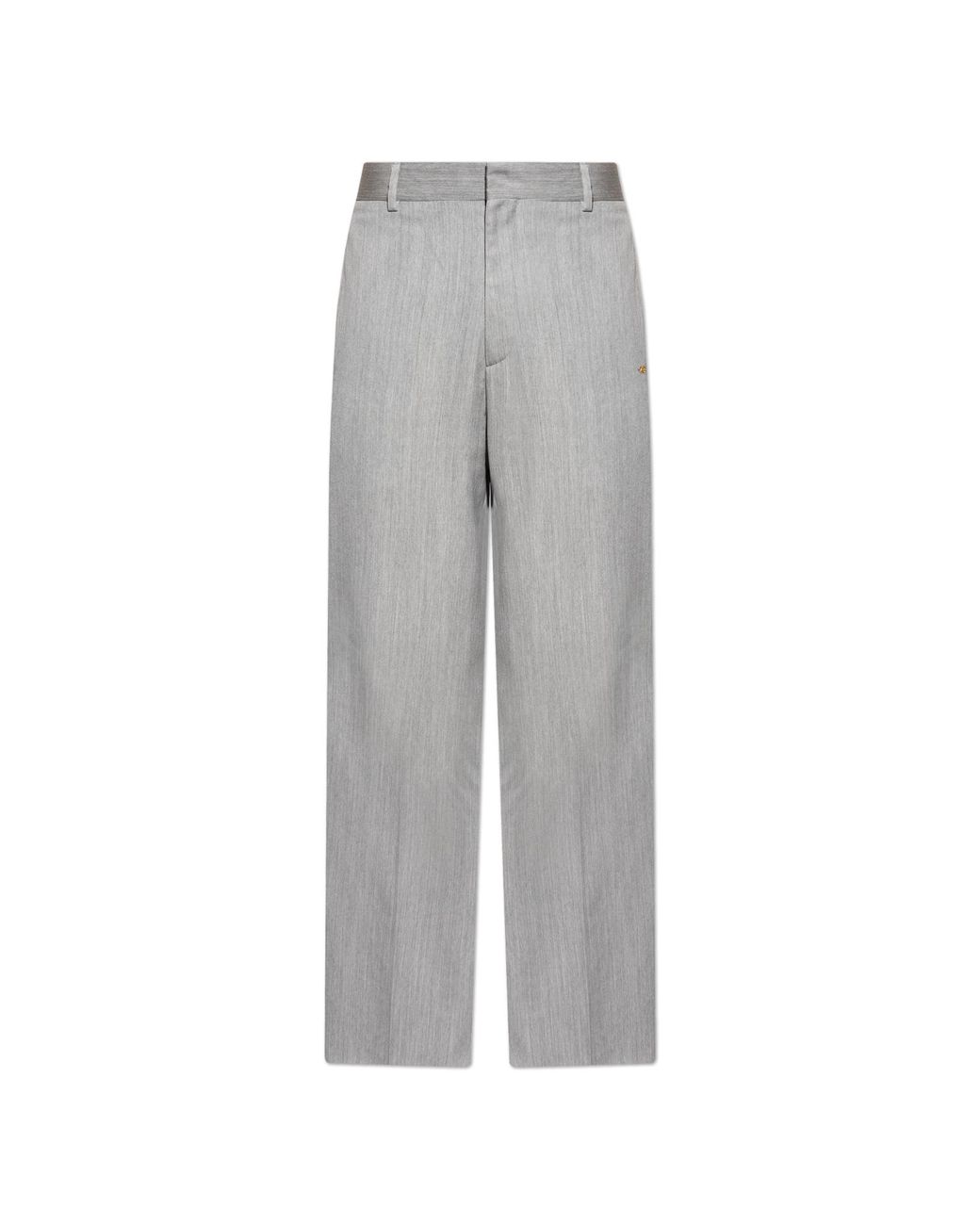 Amiri Gray Creased Trousers for men