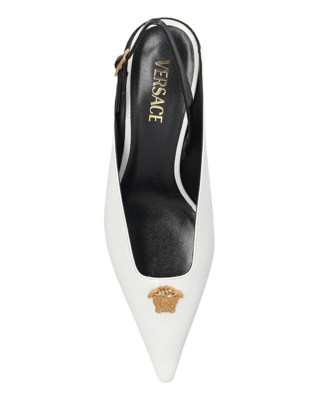 Versace White Heeled Shoes