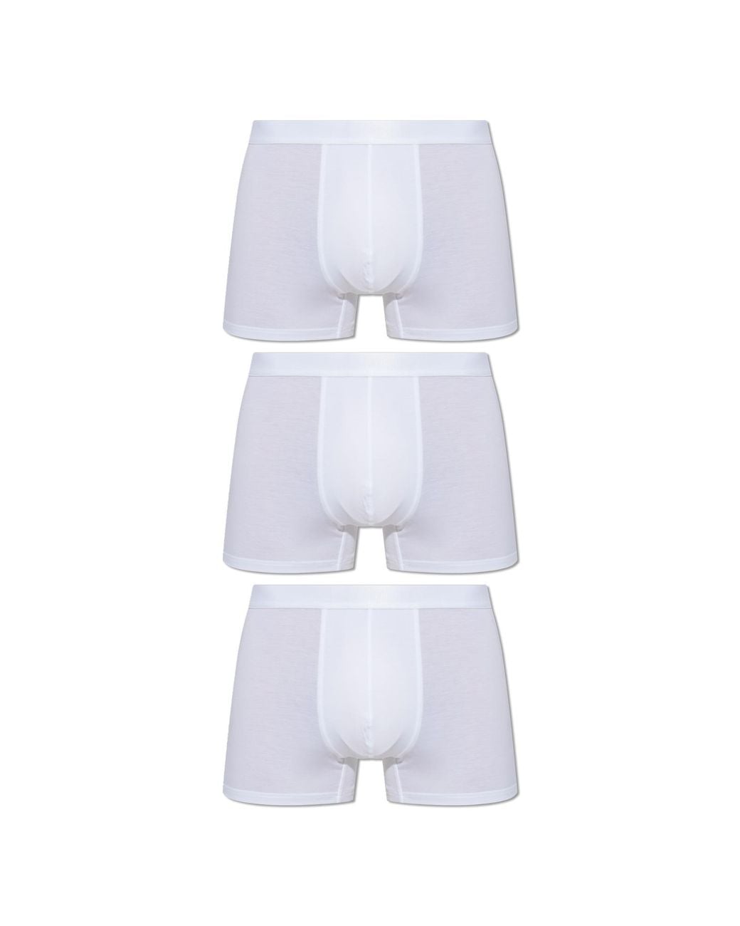 CDLP White Logo Boxer Briefs for men