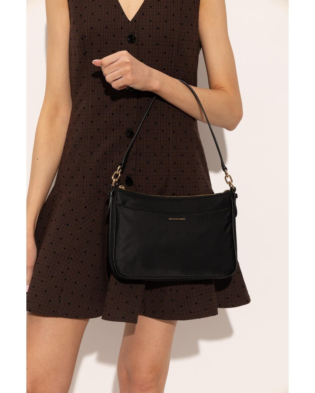 MICHAEL Michael Kors Black Shoulder Bag 'Jet Set'