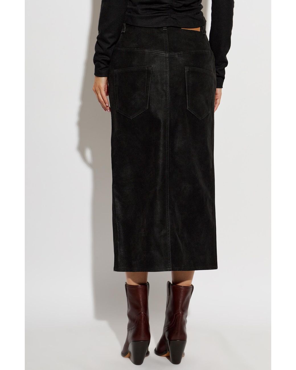 Isabel Marant Black "Bisane" Skirt