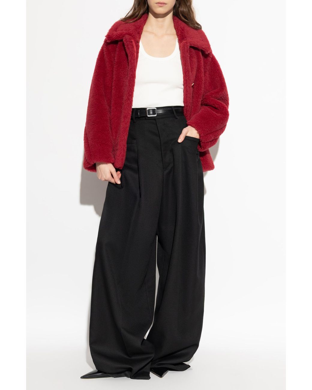 Max Mara Red Fur "Tritone"