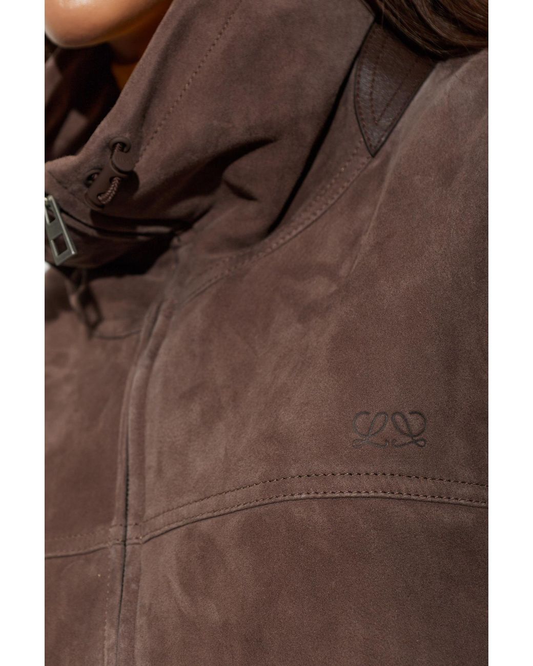 Loewe Brown Suede Jacket