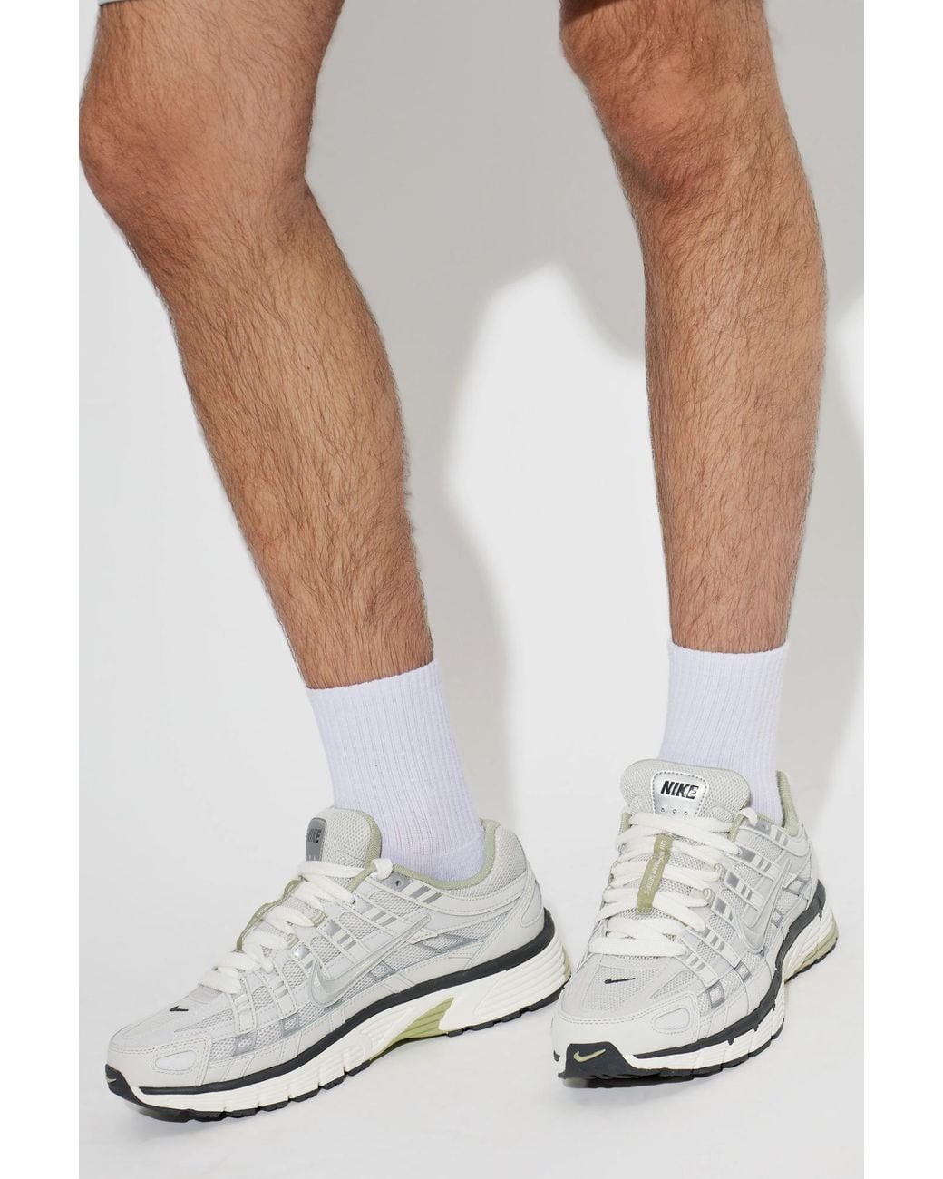 Nike Gray 'P-6000' Sports Shoes for men