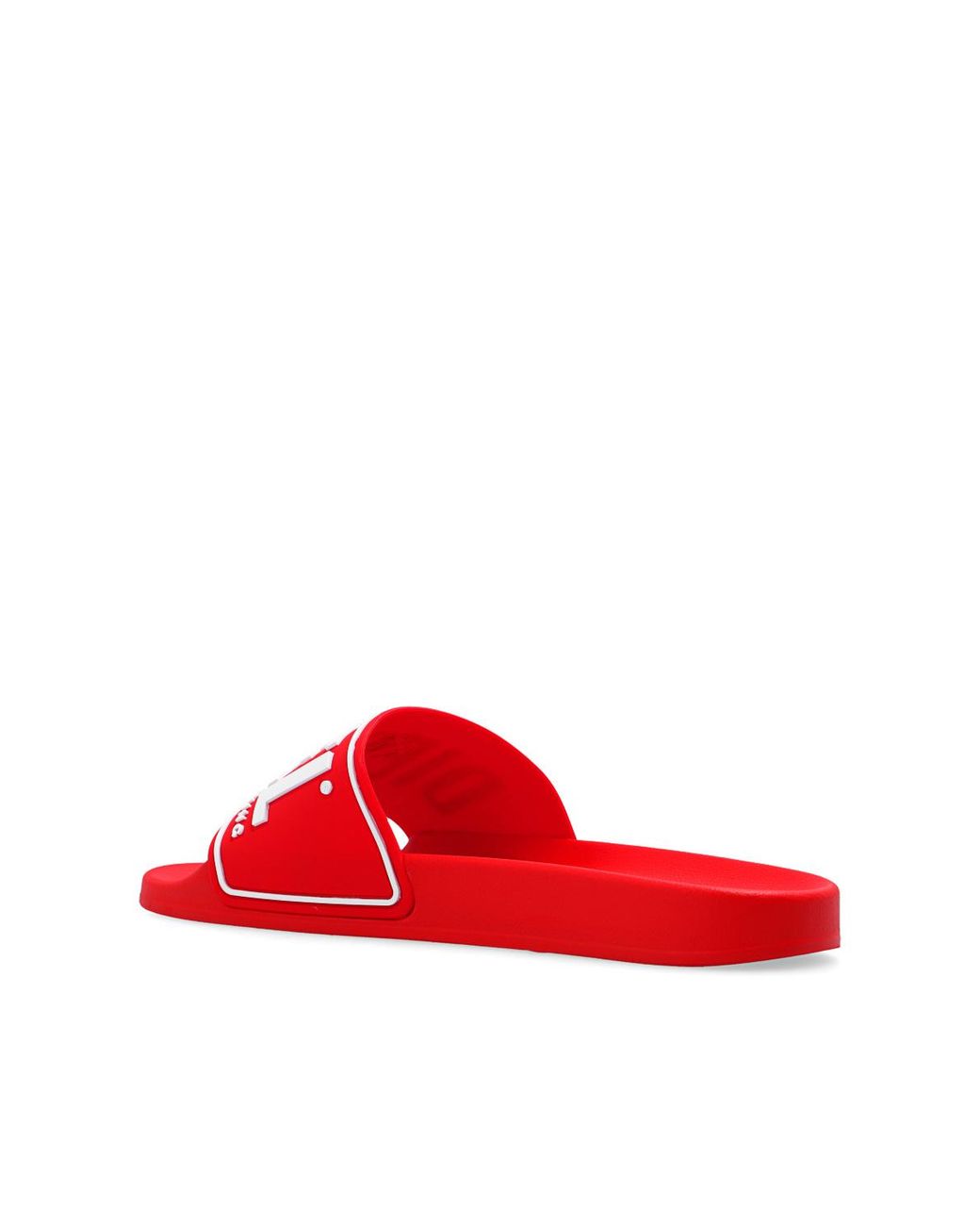 DIESEL Red 'Sa-Mayemi' Slide Sandals for men