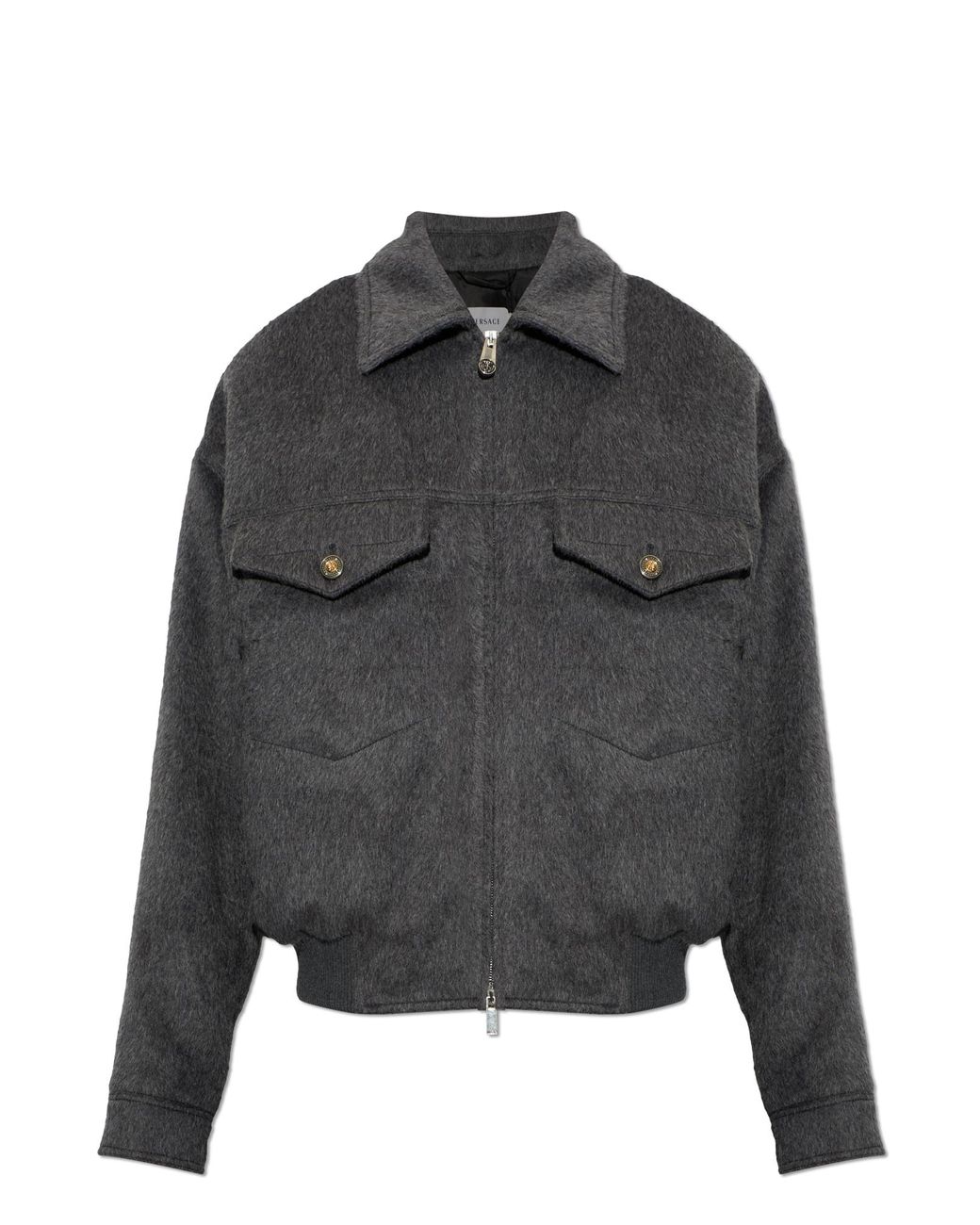 Versace Black Wool Jacket for men