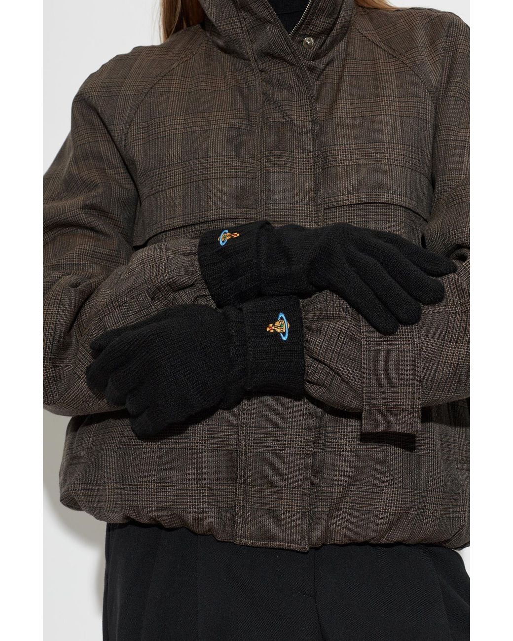 Vivienne Westwood Black Cashmere Gloves