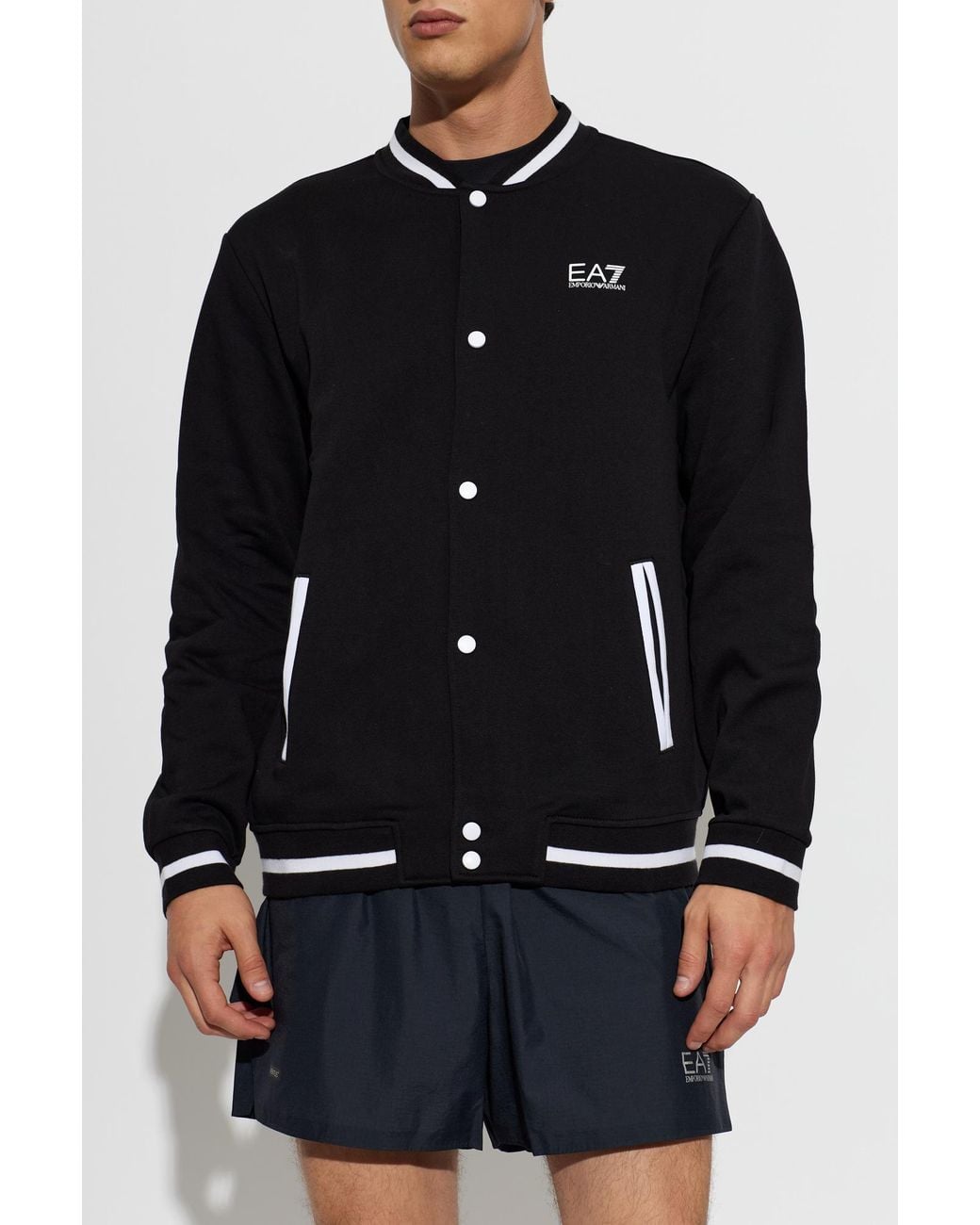 EA7 Blue Jacket "Bomber" for men