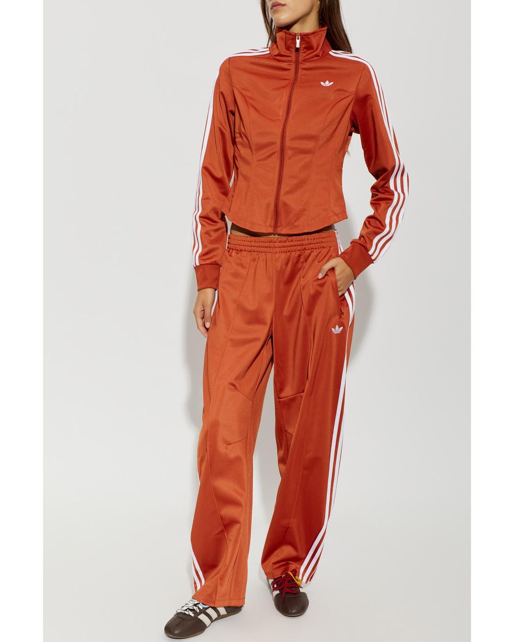 Adidas Originals Orange Sweatshirt With Logo