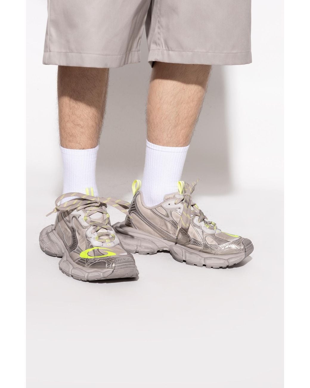 Balenciaga Gray '3Xl' Sports Shoes for men