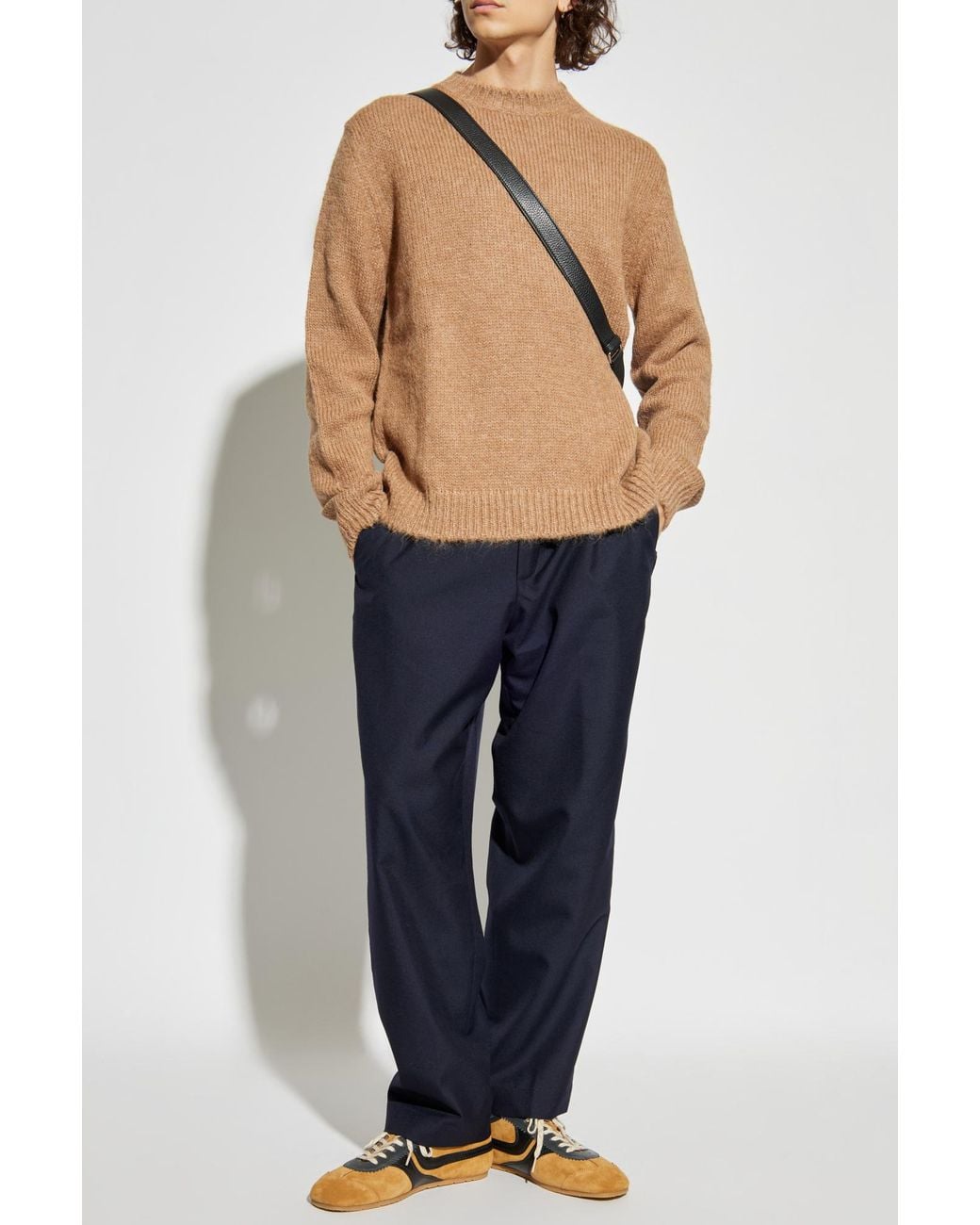 Jil Sander Natural Wool Sweater for men