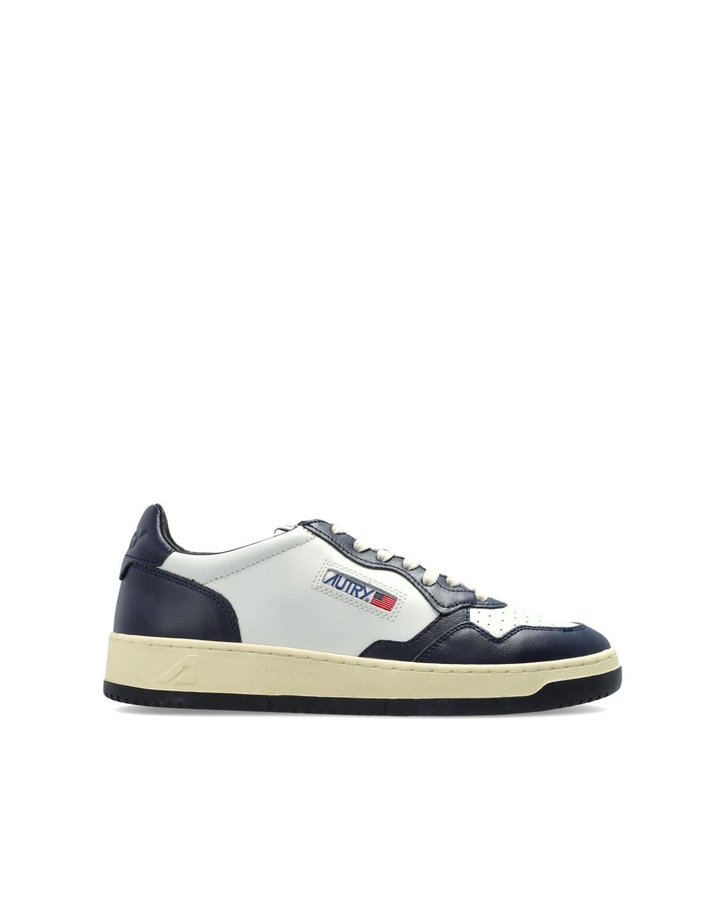 Autry White 'Medalist Low' Sports Shoes for men