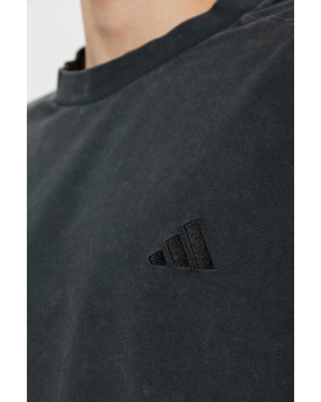 Adidas Originals Black Adidas X Tyrrell Winston Oversize T-Shirt for men