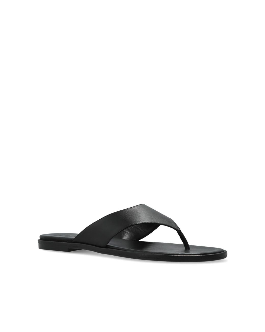 Aeyde Black Amaya Slides