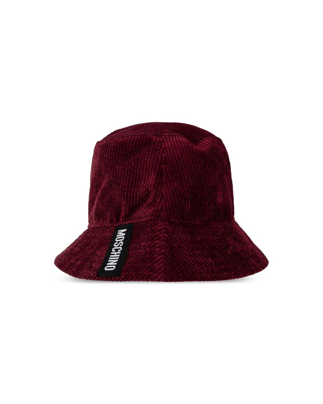 Moschino Red Reversible Hat