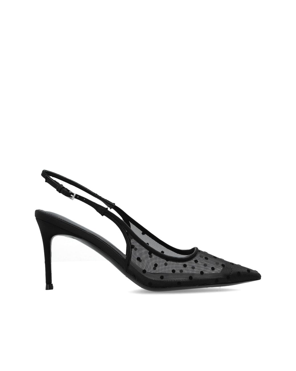 Black Suede Studio Black 'Marina 80' Heeled Shoes