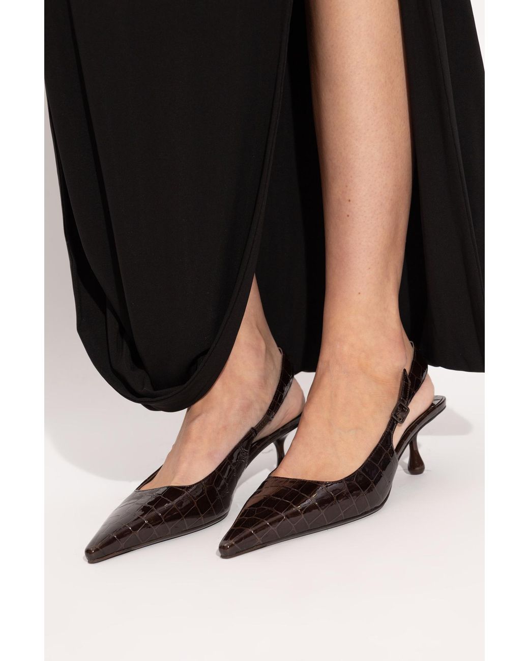 Jimmy Choo White Heeled Shoes "Amel"
