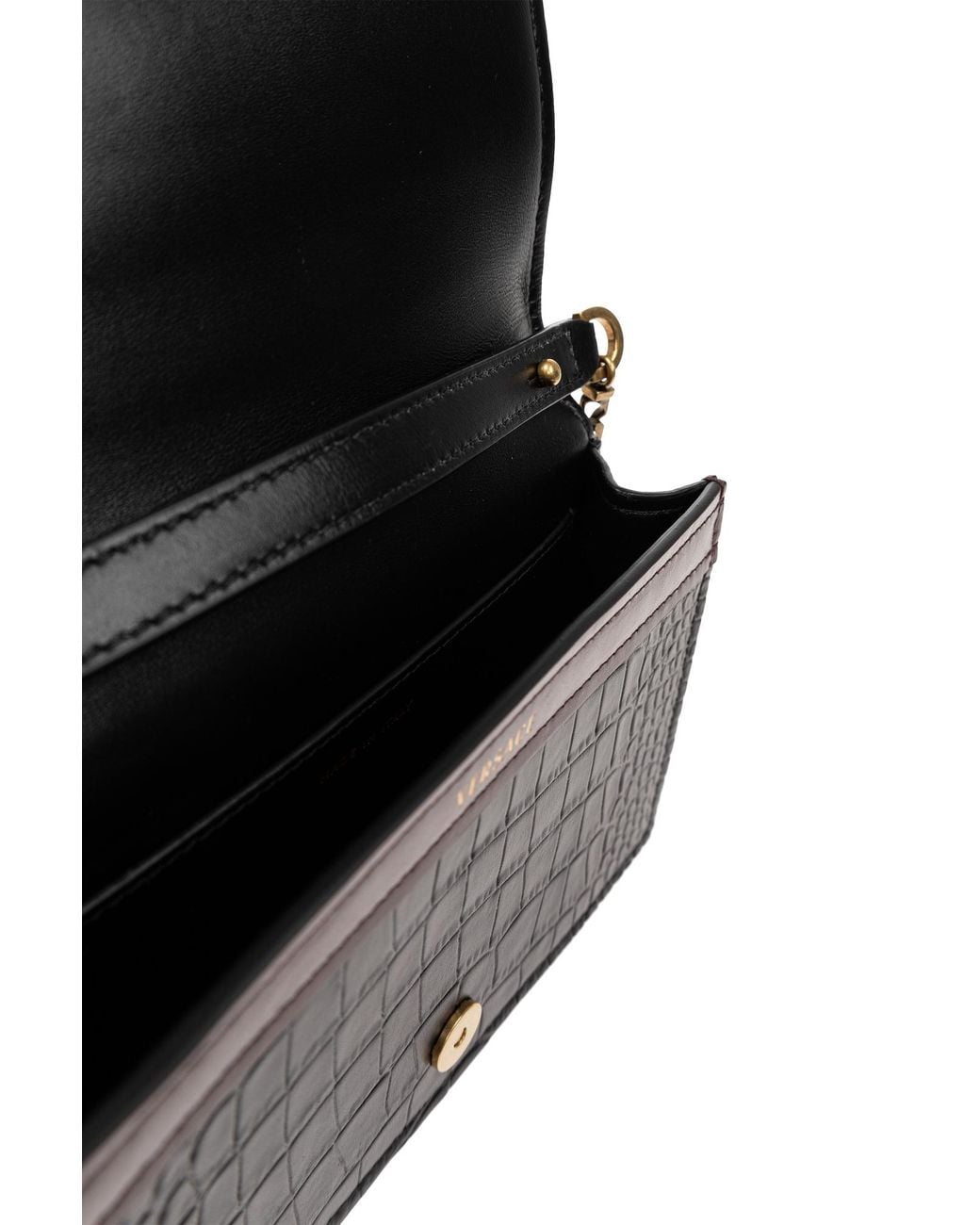 Versace Black 'Embleme' Bag