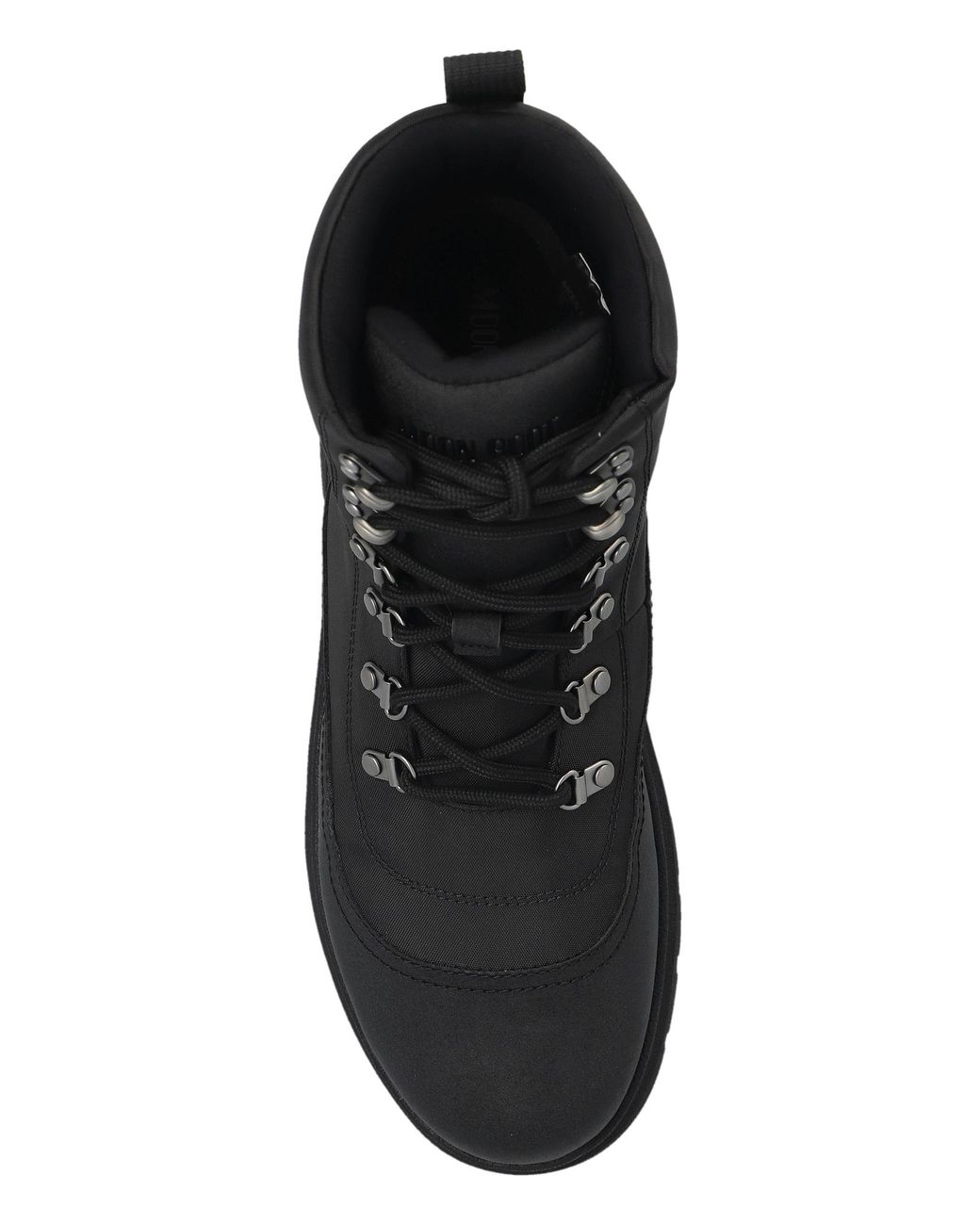 Moon Boot Black 'Combat Boot Nylon' Boots for men