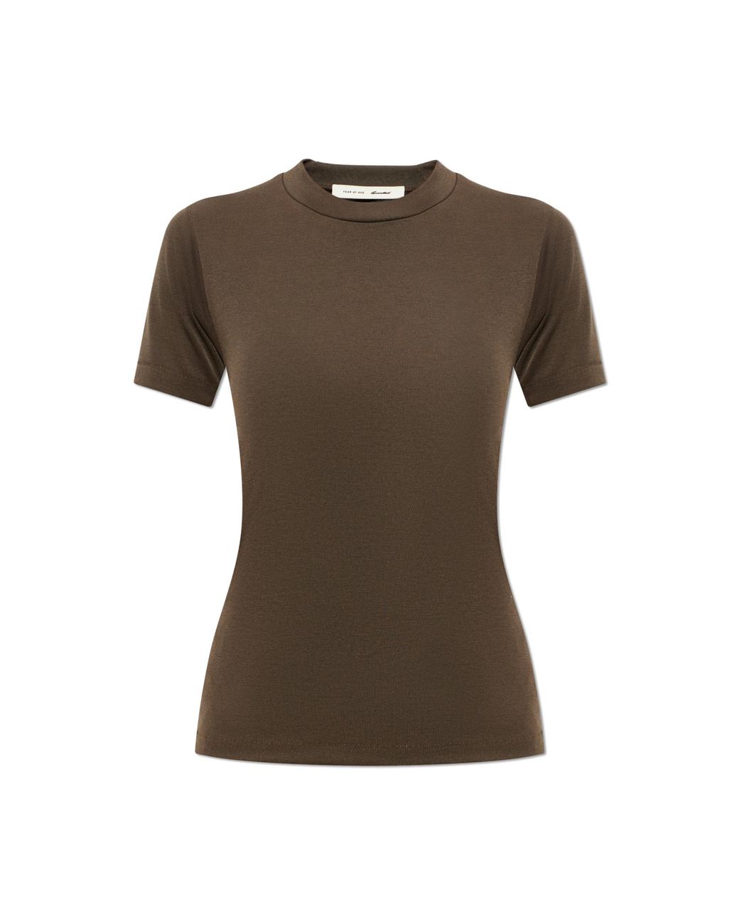 Fear Of God Brown Fitted Cut Top