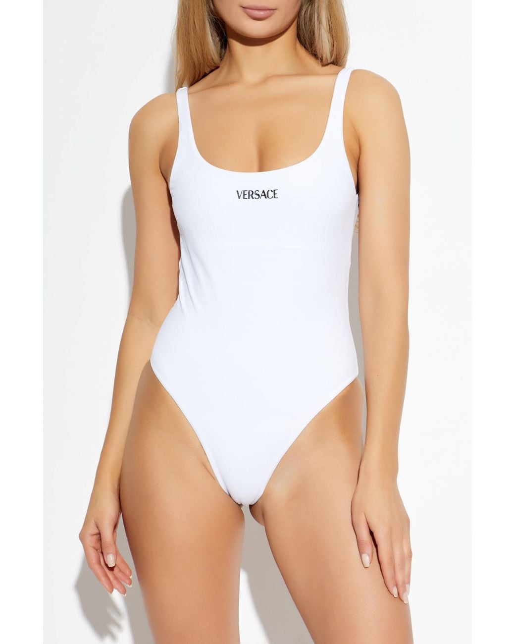Versace White One-Piece Swimsuit