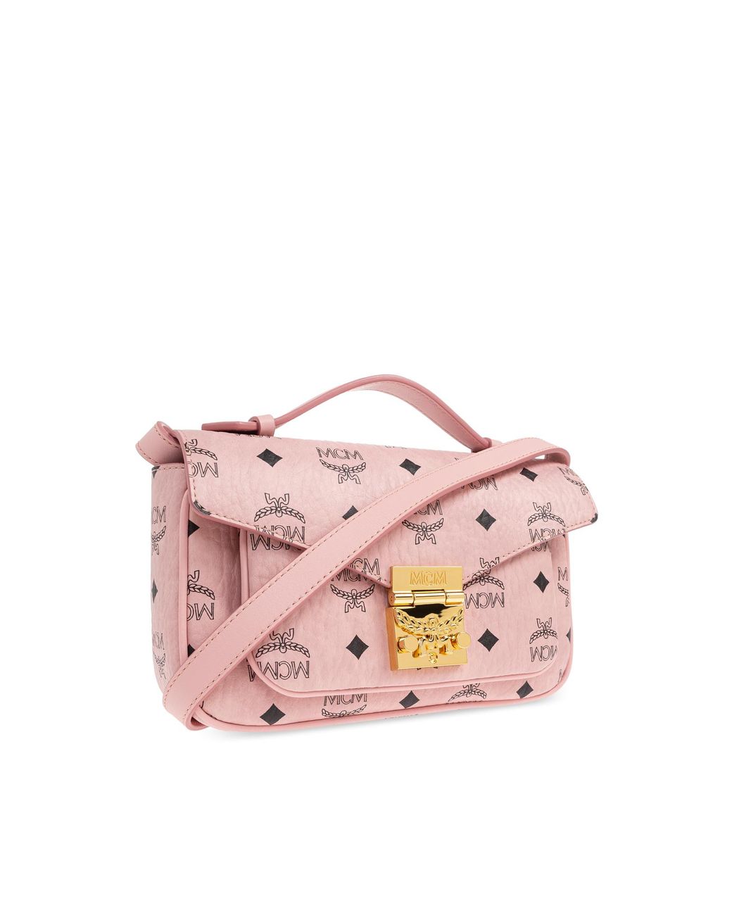 MCM Pink Handbag "Tracy Medium"