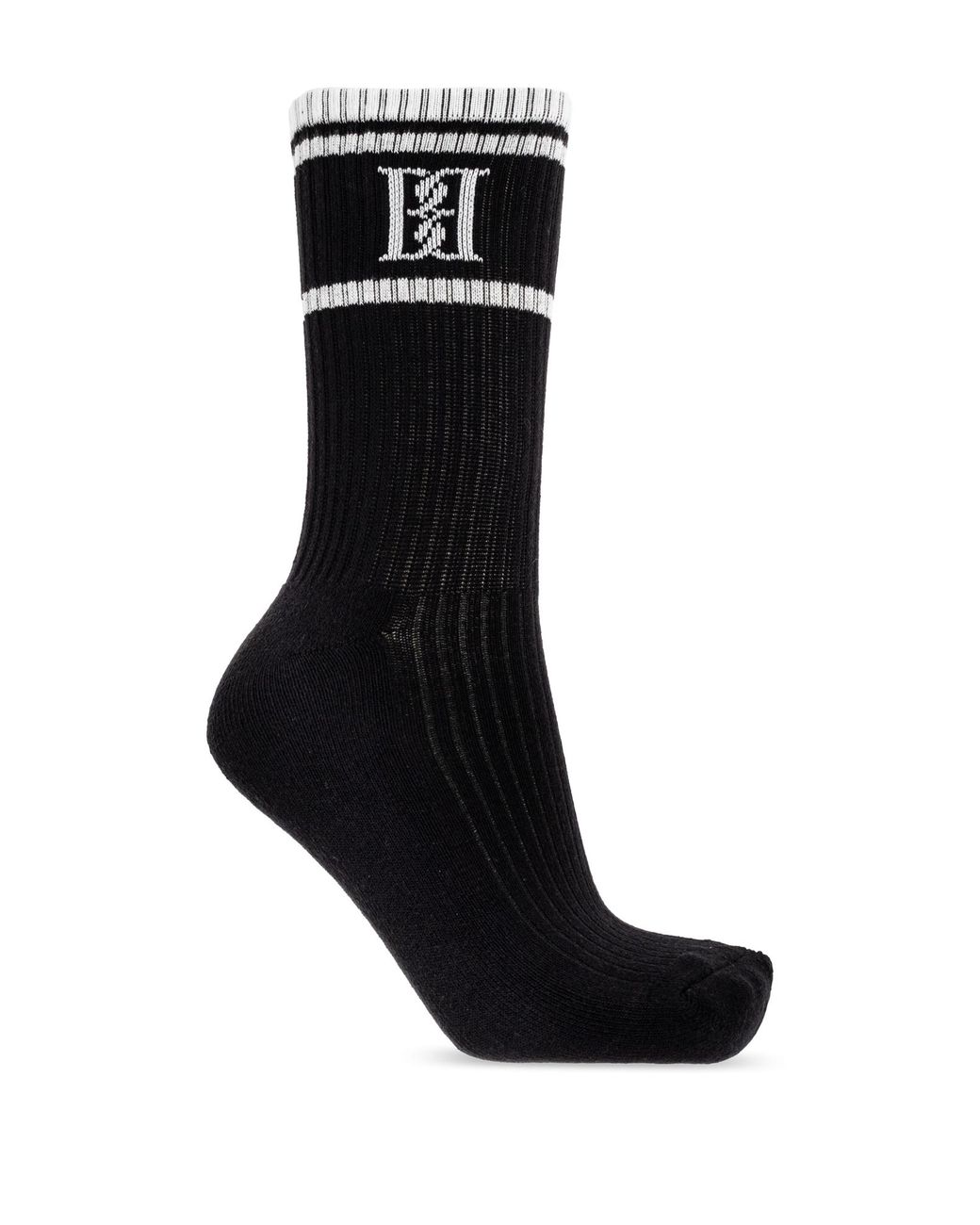 By Malene Birger Black Socks With Logo