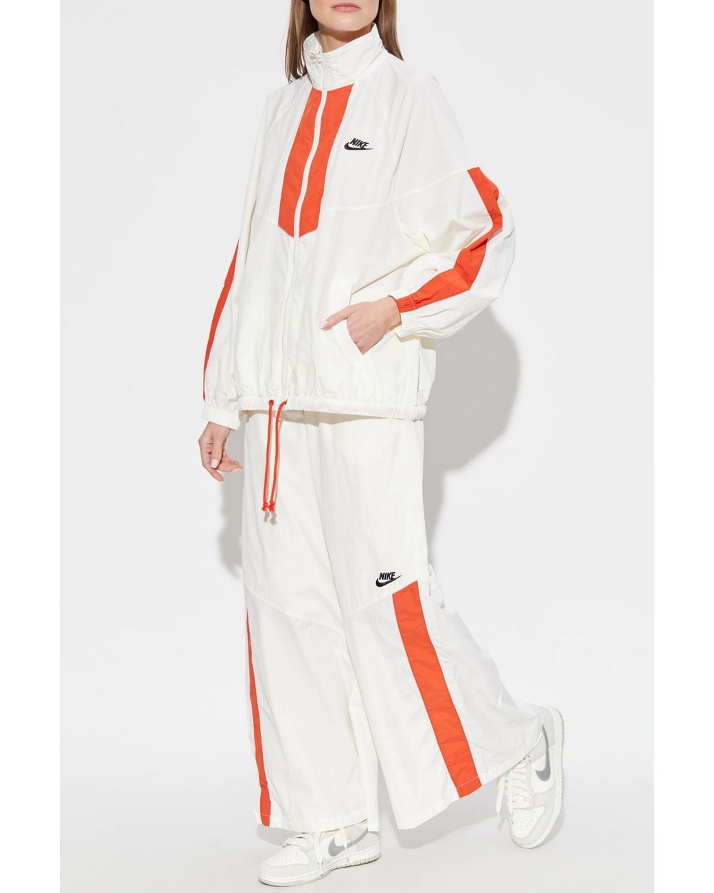 Nike Red Jacket With Logo