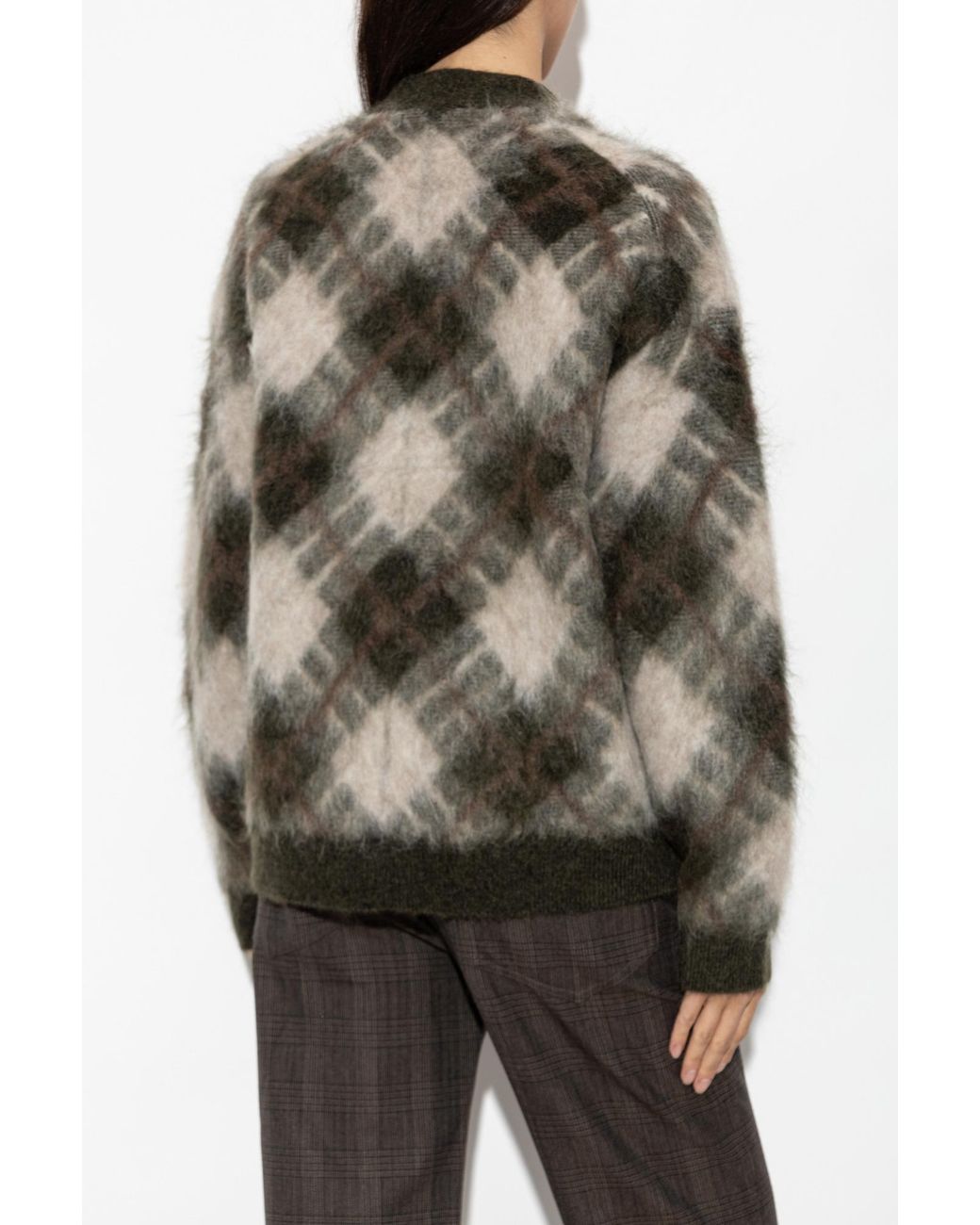 Acne Green Cardigan With Pockets