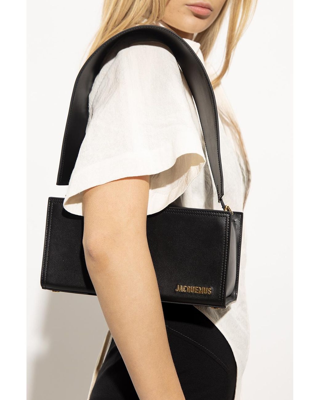 Jacquemus 'le Rectangle' Shoulder Bag in Black | Lyst