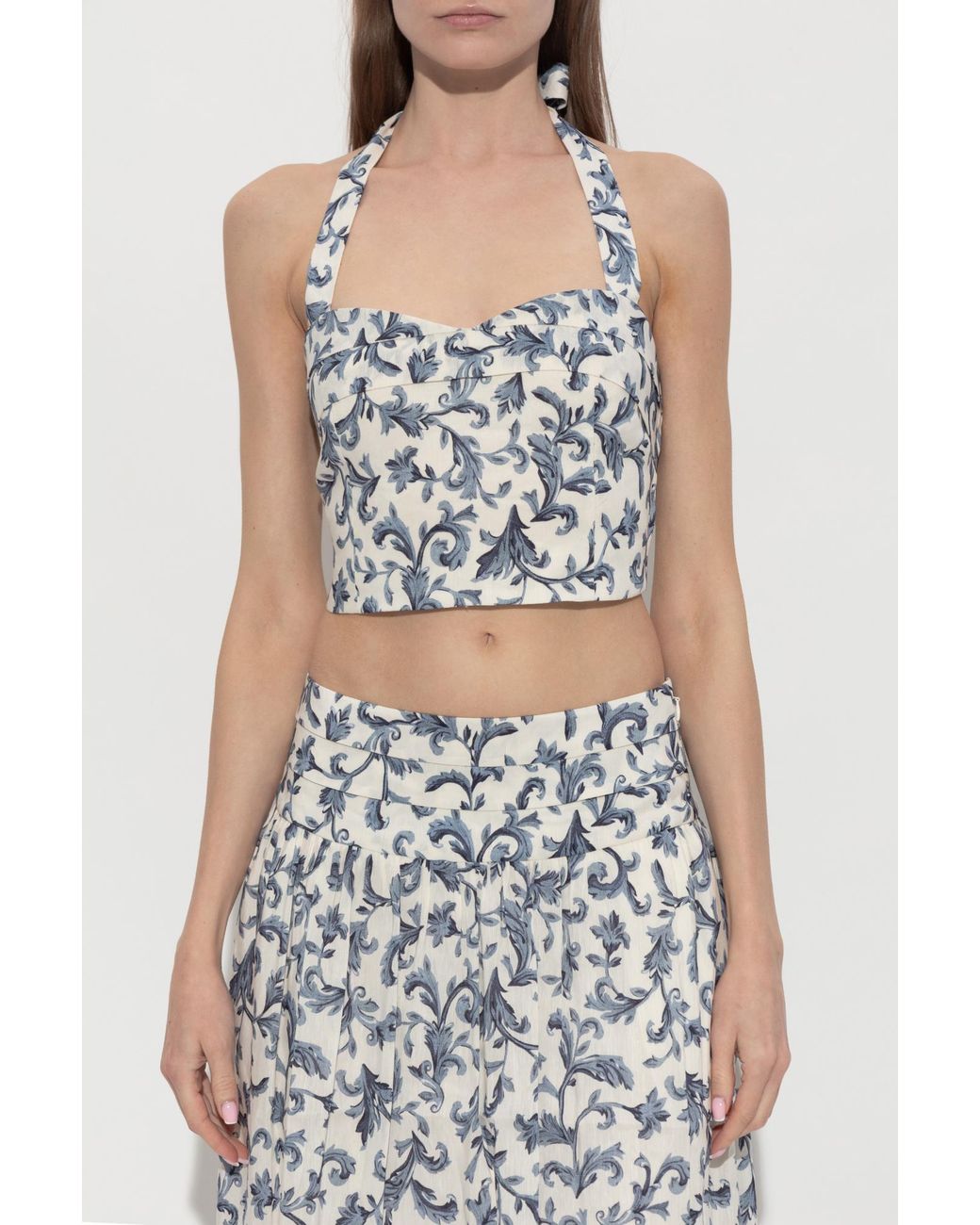 Posse White Short Top "Rue"
