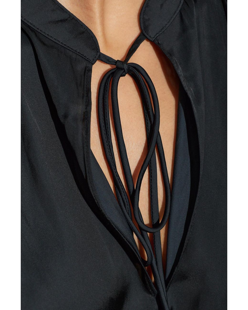 Zadig & Voltaire Black 'Rayado' Dress